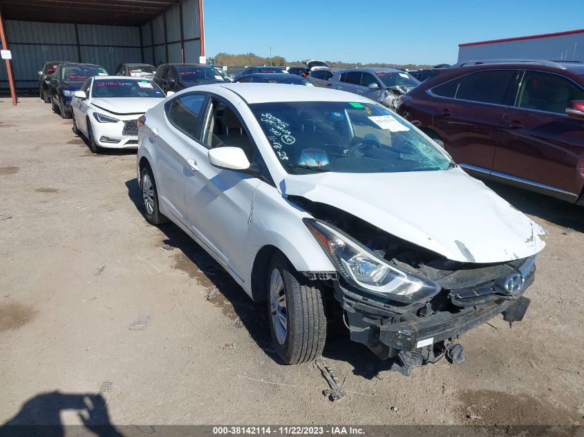 2016 HYUNDAI ELANTRA SE/SPORT/LIMITED - 5NPDH4AE1GH748958