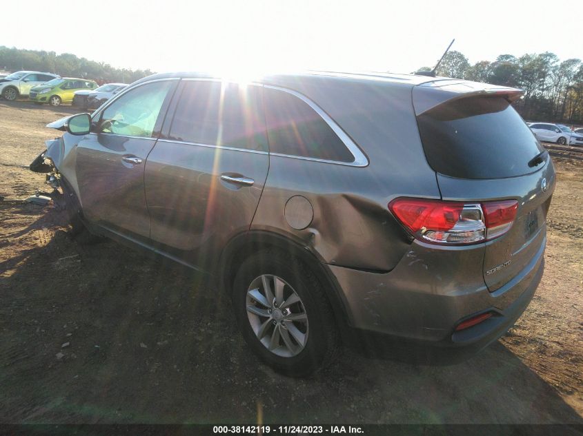 2017 KIA SORENTO 2.4L L - 5XYPG4A38HG192400