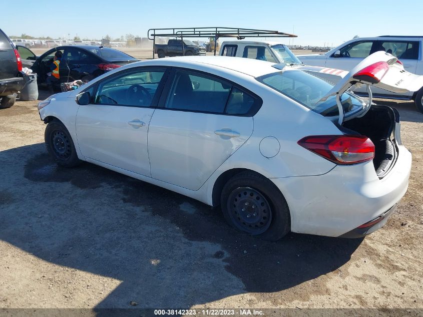 2017 KIA FORTE LX - 3KPFK4A7XHE052181