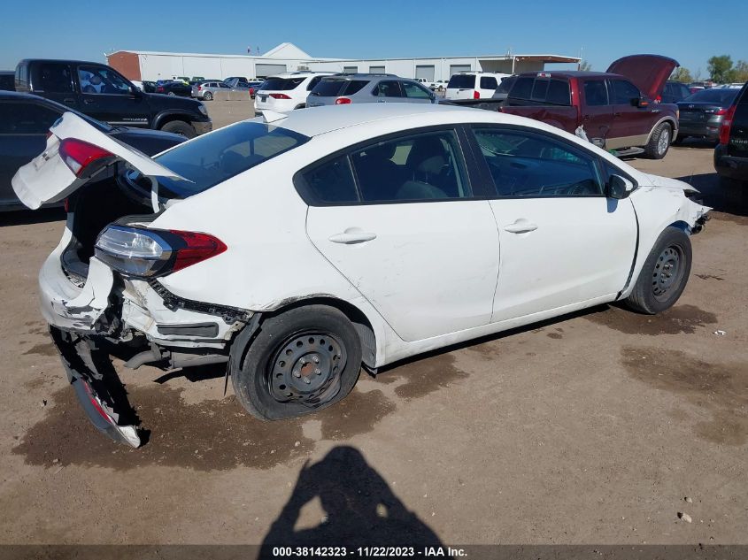 2017 KIA FORTE LX - 3KPFK4A7XHE052181
