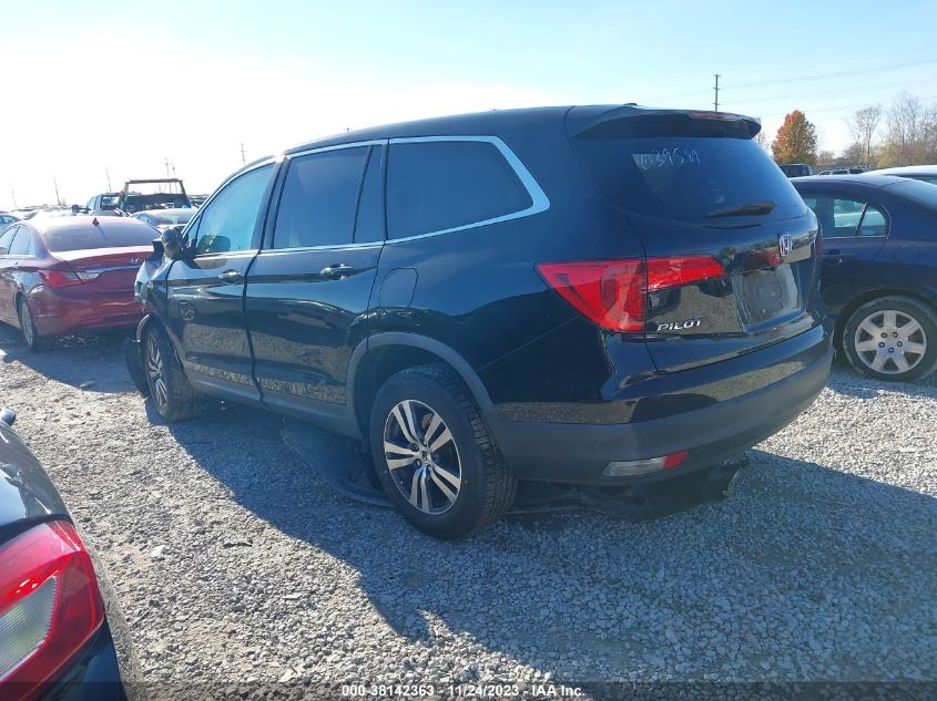 2017 HONDA PILOT EX-L - 5FNYF6H50HB039589