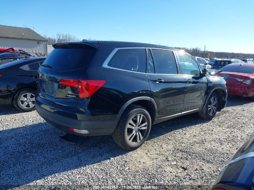 2017 HONDA PILOT EX-L - 5FNYF6H50HB039589