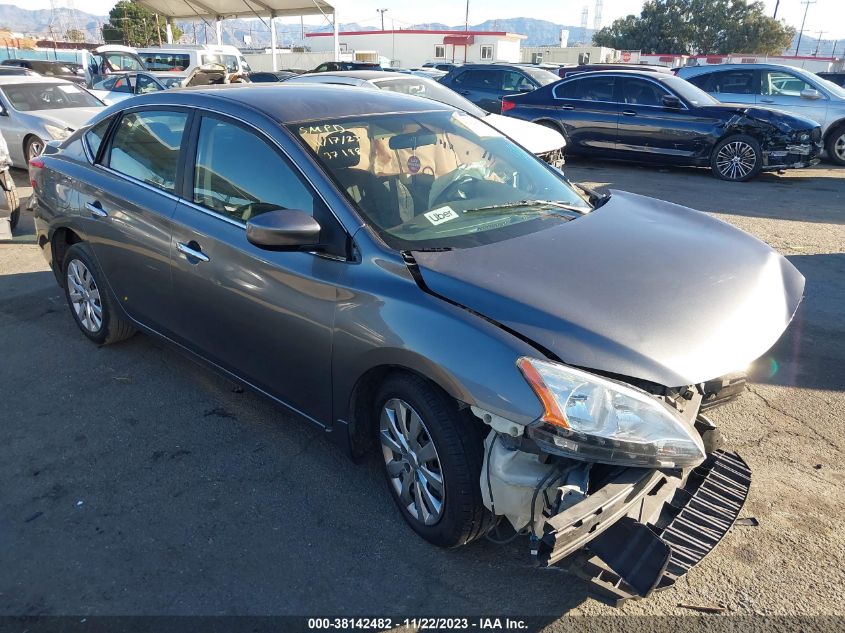 2015 NISSAN SENTRA S/SV/SR/SL - 3N1AB7AP3FY293283