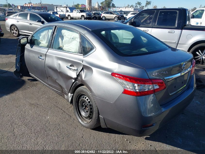 2015 NISSAN SENTRA S/SV/SR/SL - 3N1AB7AP3FY293283