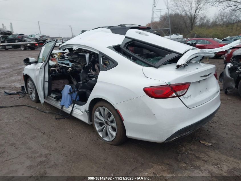 2015 CHRYSLER 200 S - 1C3CCCBB7FN538313