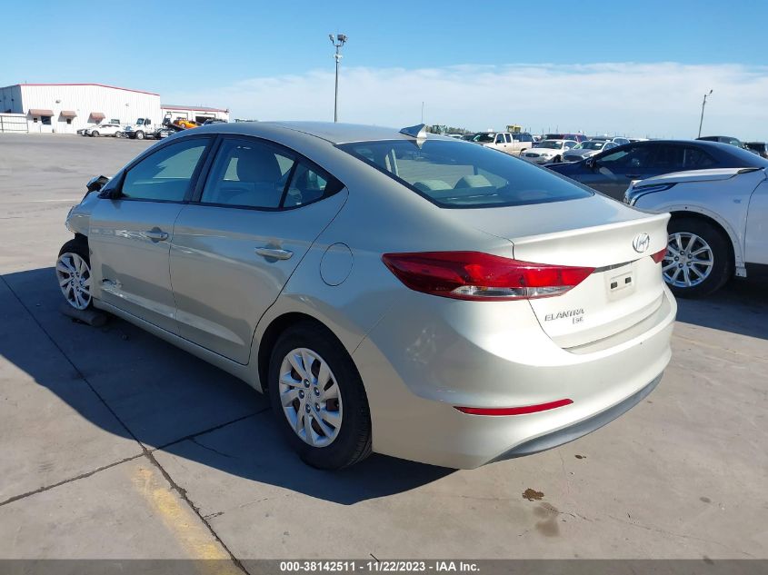 2017 HYUNDAI ELANTRA SE - 5NPD74LF5HH138992