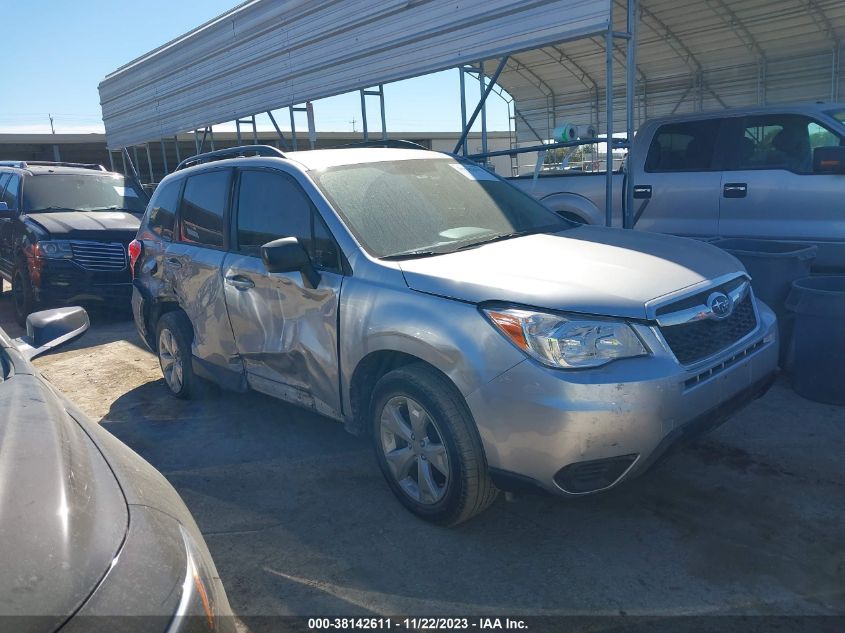2016 SUBARU FORESTER 2.5I - JF2SJABCXGH553609