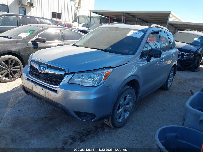 2016 SUBARU FORESTER 2.5I - JF2SJABCXGH553609