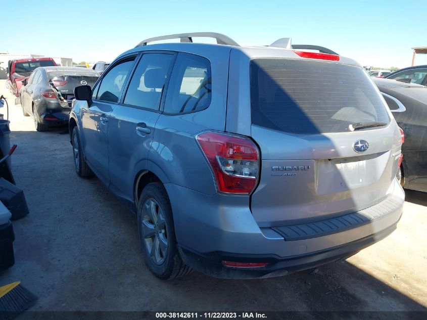 2016 SUBARU FORESTER 2.5I - JF2SJABCXGH553609