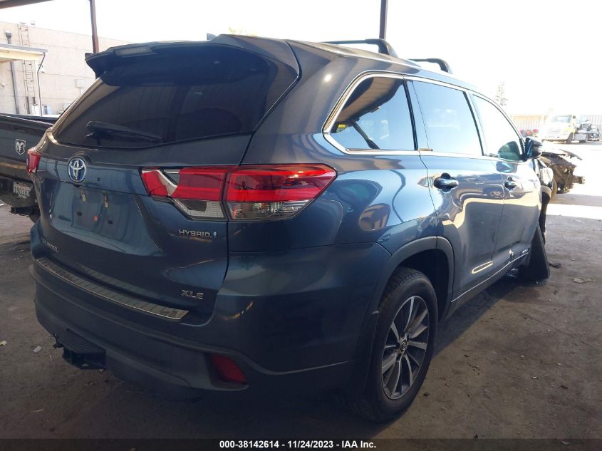2017 TOYOTA HIGHLANDER HYBRID XLE 5TDJGRFH6HS031120