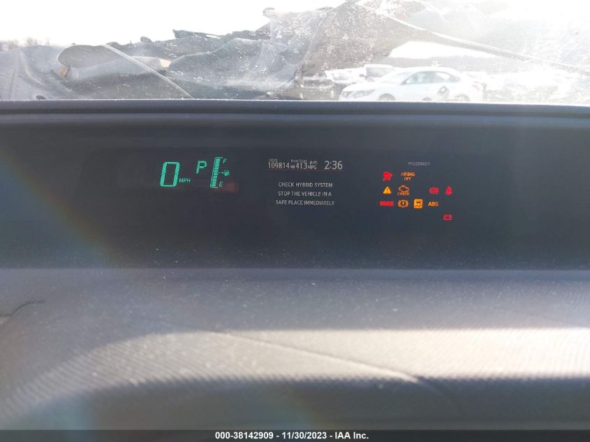 2013 TOYOTA PRIUS C ONE - JTDKDTB38D1549550