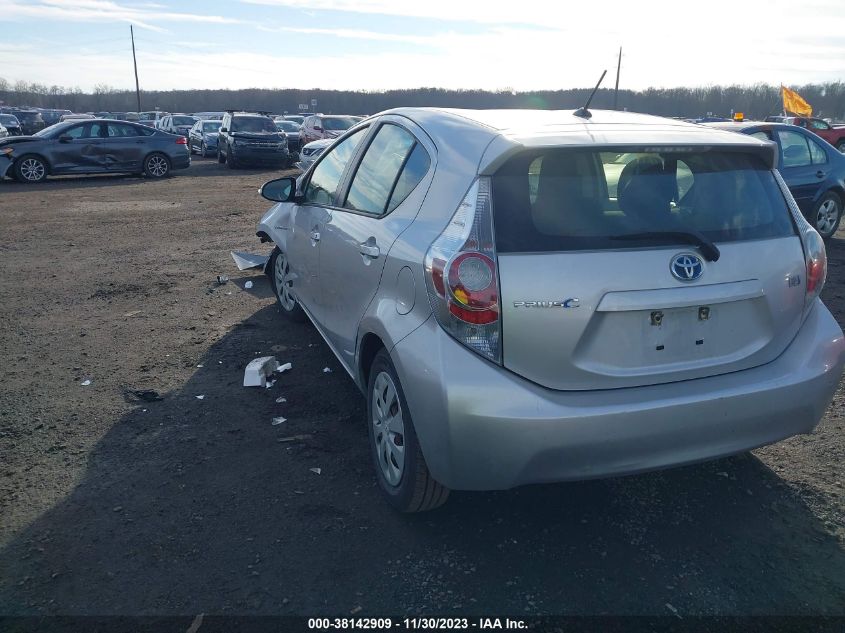 2013 TOYOTA PRIUS C ONE - JTDKDTB38D1549550