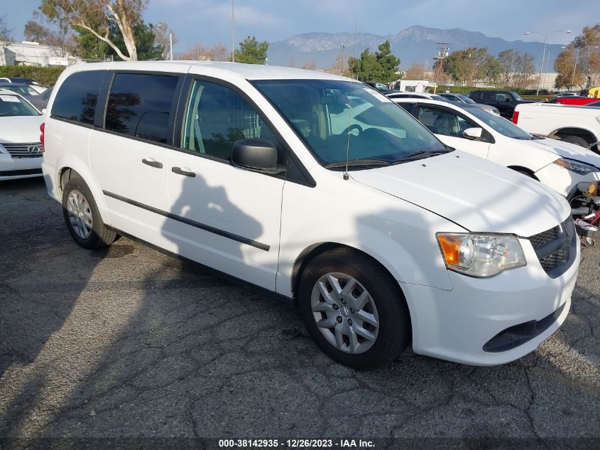 2014 RAM CARGO TRADESMAN 2C4JRGAG2ER264512