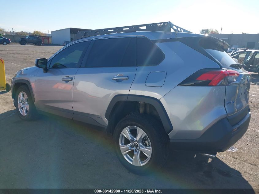 VIN 4T3MWRFV4MU041448 2021 TOYOTA RAV4 LE HYBRID