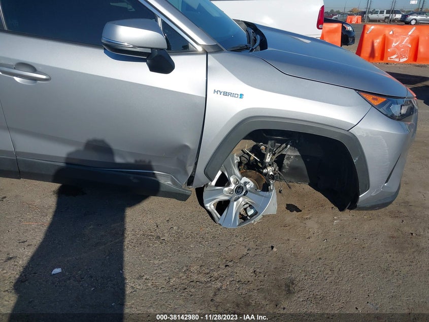 VIN 4T3MWRFV4MU041448 2021 TOYOTA RAV4 LE HYBRID