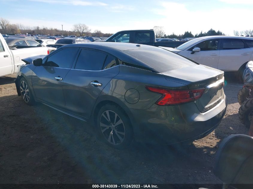 2017 NISSAN MAXIMA 3.5S/SV/SL/SR/PLAT - 1N4AA6AP0HC372292