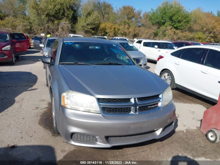 2013 DODGE AVENGER SE - 1C3CDZAB8DN562313