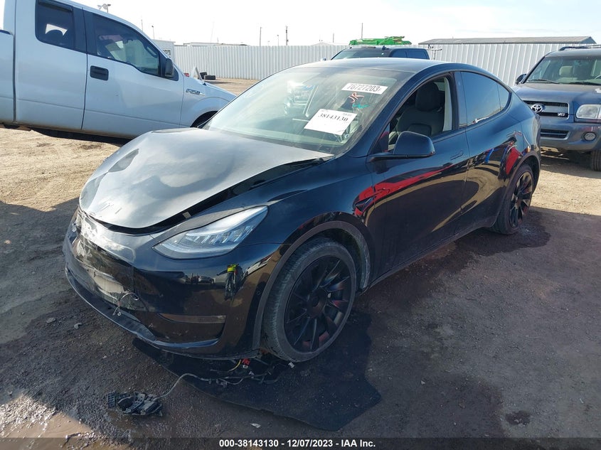 VIN 5YJYGDEE4MF125228 2021 TESLA MODEL Y