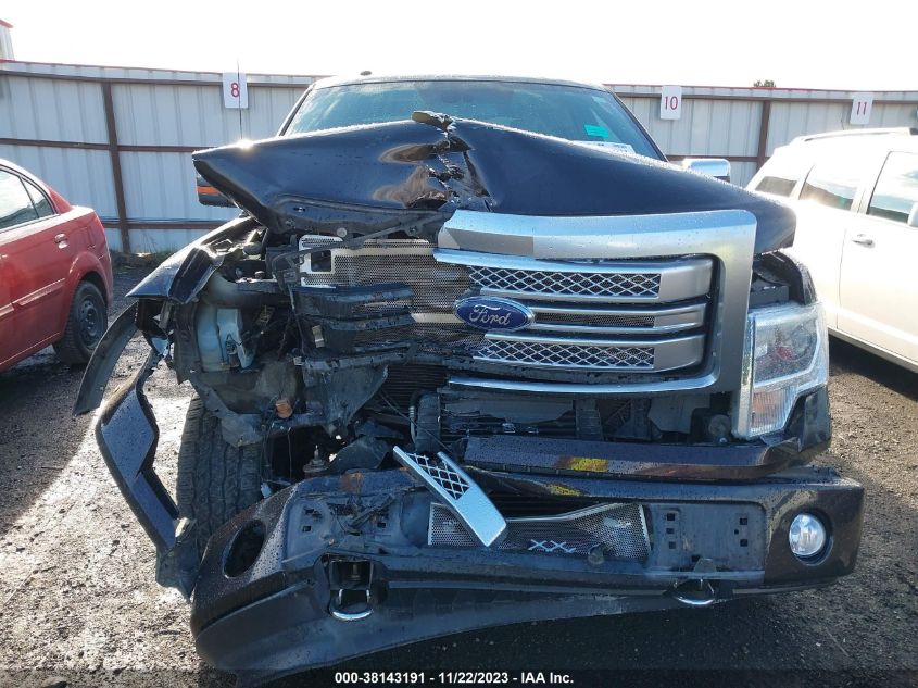 2013 FORD F-150 PLATINUM - 1FTFW1ET0DFC01109