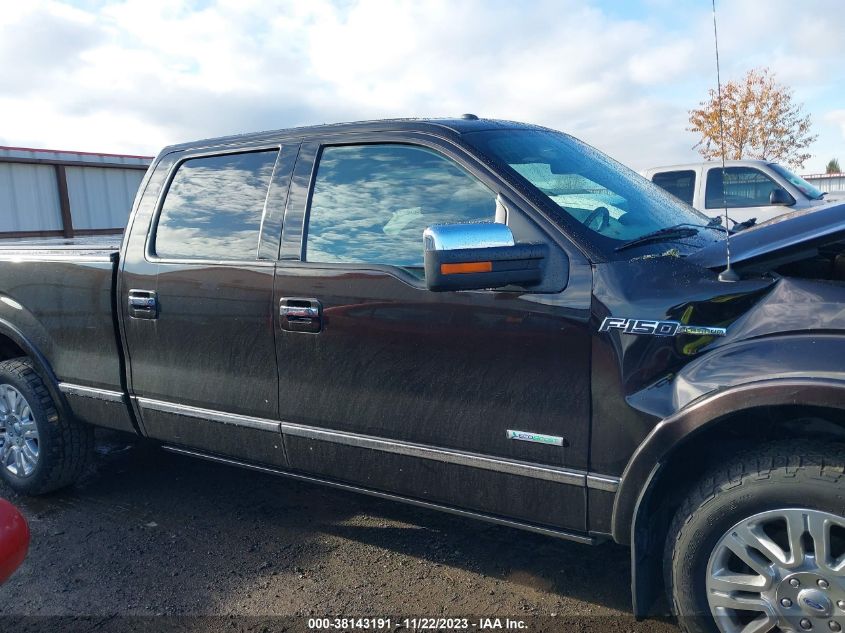 2013 FORD F-150 PLATINUM - 1FTFW1ET0DFC01109