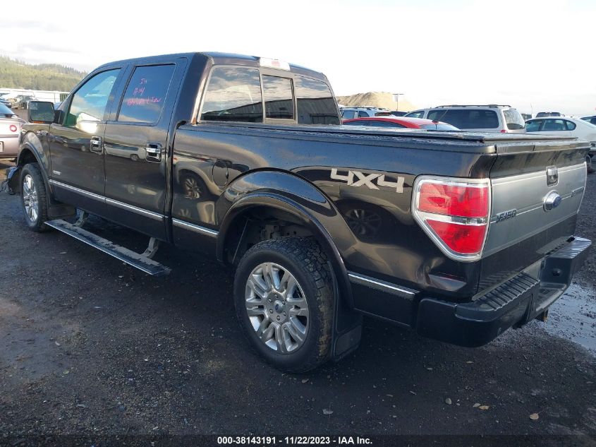 2013 FORD F-150 PLATINUM - 1FTFW1ET0DFC01109
