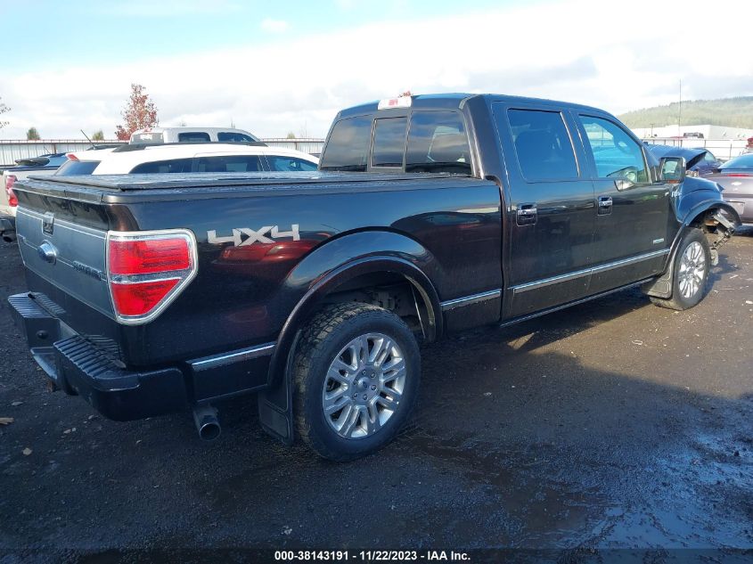 2013 FORD F-150 PLATINUM - 1FTFW1ET0DFC01109