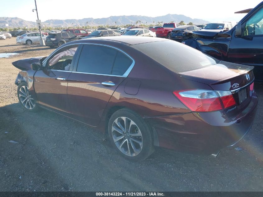 2015 HONDA ACCORD SPORT - 1HGCR2F54FA166124