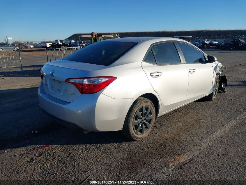 2014 TOYOTA COROLLA LE - 5YFBURHE1EP159124