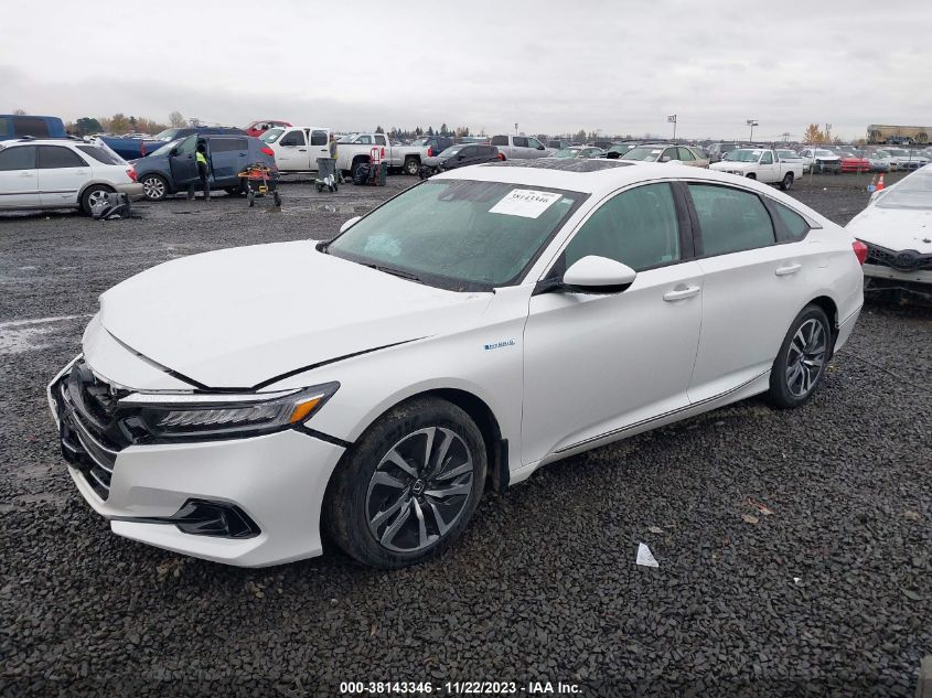2021 HONDA ACCORD HYBRID EX - 1HGCV3F42MA011500