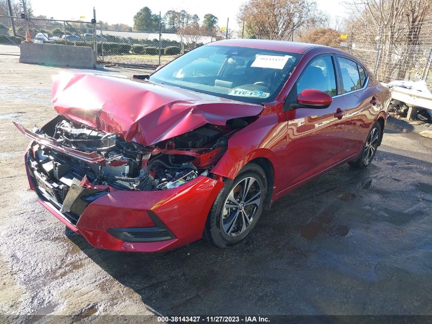2022 NISSAN SENTRA SV XTRONIC CVT - 3N1AB8CV9NY297239