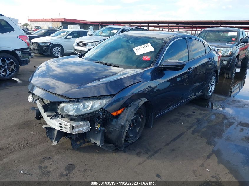 VIN 2HGFC2F55JH607350 2018 HONDA CIVIC LX