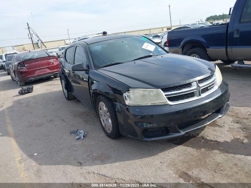 2013 DODGE AVENGER SE - 1c3cdzab9dn617707