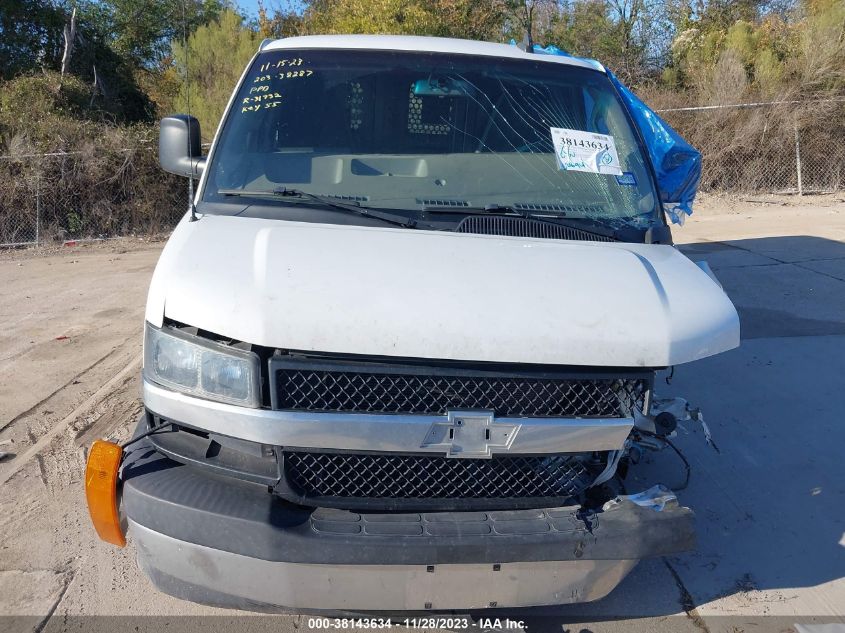 2019 CHEVROLET EXPRESS 2500 WORK VAN 1GCWGAFG1K1359189