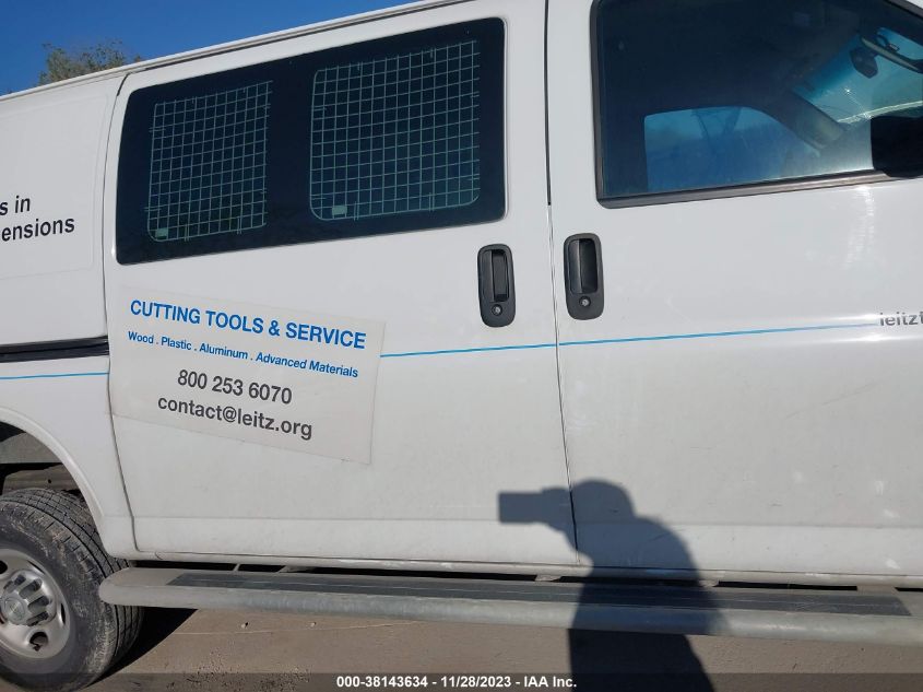 2019 CHEVROLET EXPRESS 2500 WORK VAN 1GCWGAFG1K1359189