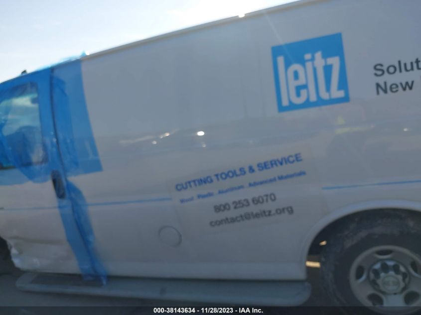 2019 CHEVROLET EXPRESS 2500 WORK VAN 1GCWGAFG1K1359189