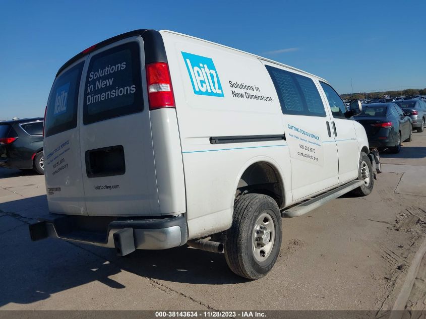 2019 CHEVROLET EXPRESS 2500 WORK VAN 1GCWGAFG1K1359189
