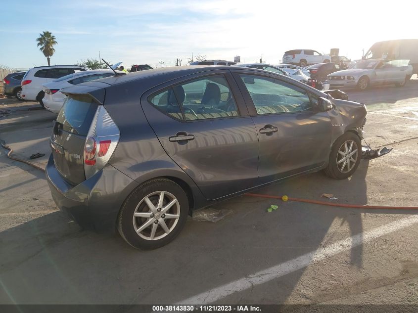 2014 TOYOTA PRIUS C FOUR - JTDKDTB33E1072544