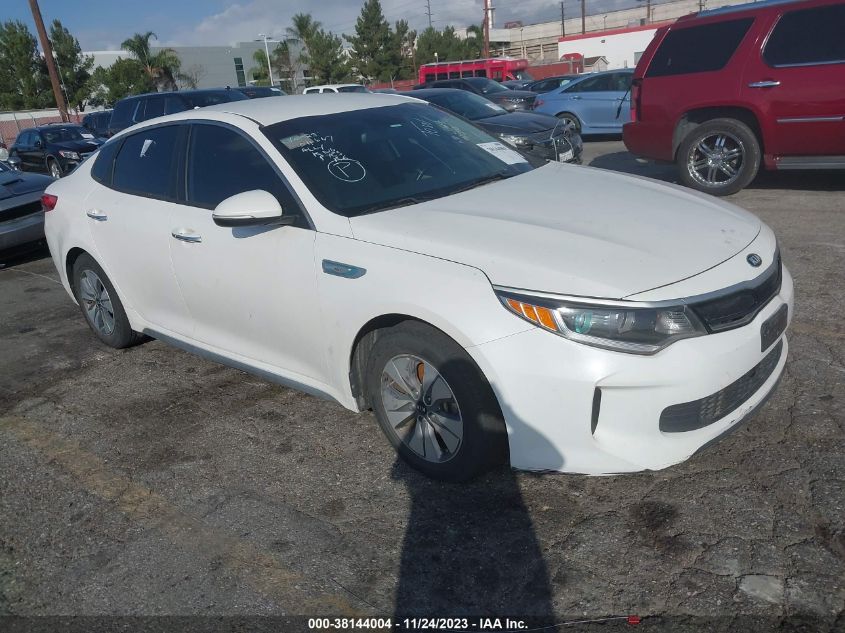 KNAGT4LEXH5011667 KIA OPTIMA HYBRID BASE 2017