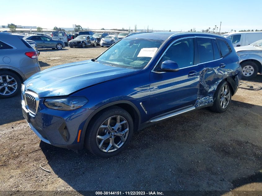 5UX43DP09N9J41320 2022 BMW X3, photo no. 2