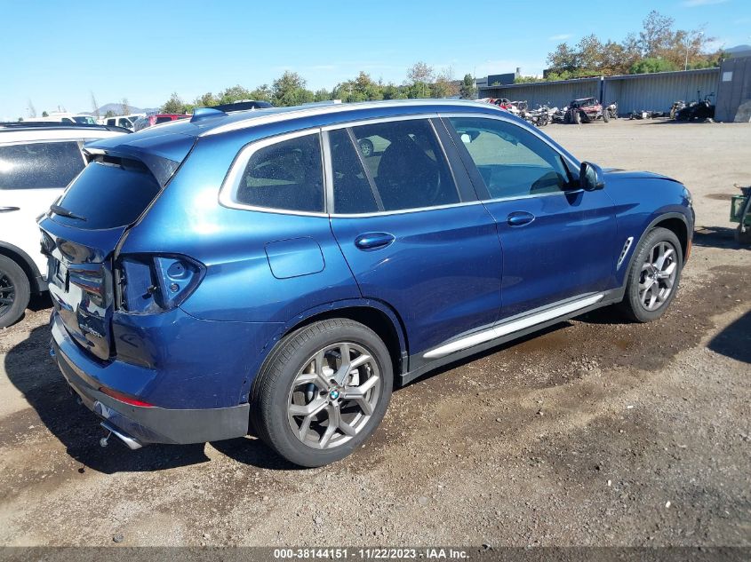 5UX43DP09N9J41320 2022 BMW X3, photo no. 4