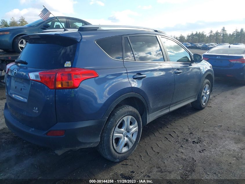 2013 TOYOTA RAV4 LE - JTMBFREV1DD003777
