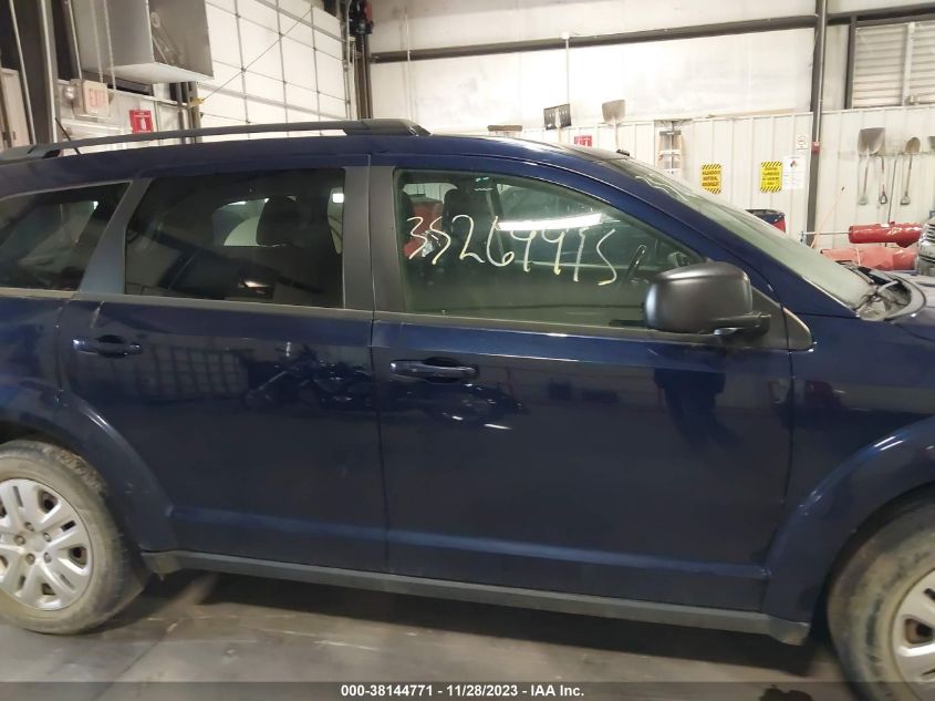 2017 DODGE JOURNEY SE - 3C4PDCAB4HT504554