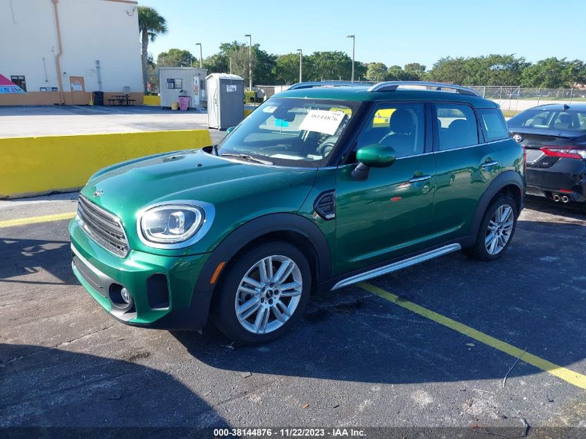 2022 MINI COUNTRYMAN COOPER WMZ23BR00N3N60816