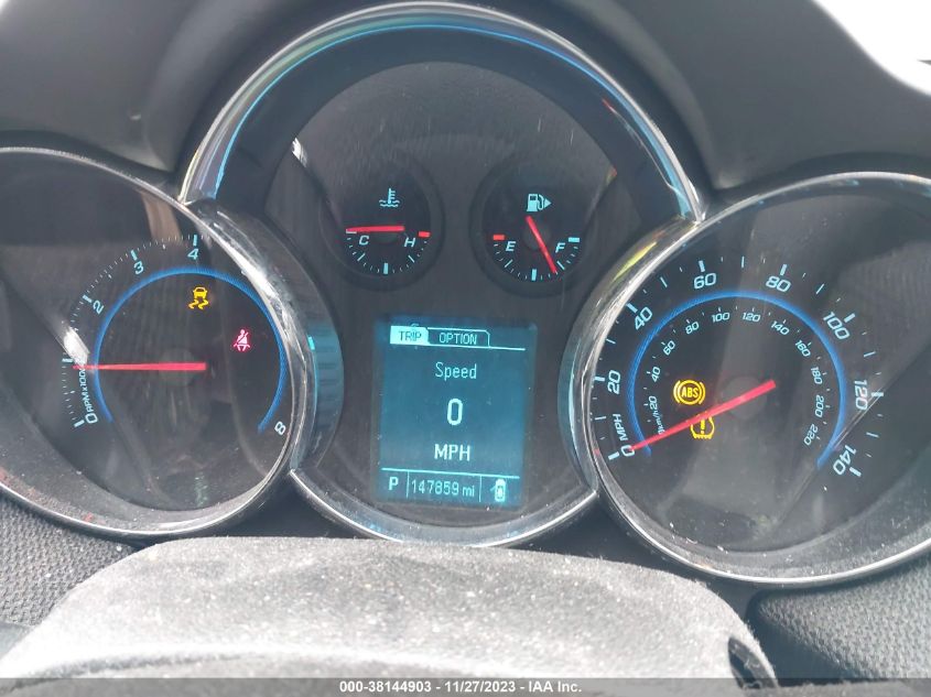 2013 CHEVROLET CRUZE LT - 1G1PC5SB7D7324800