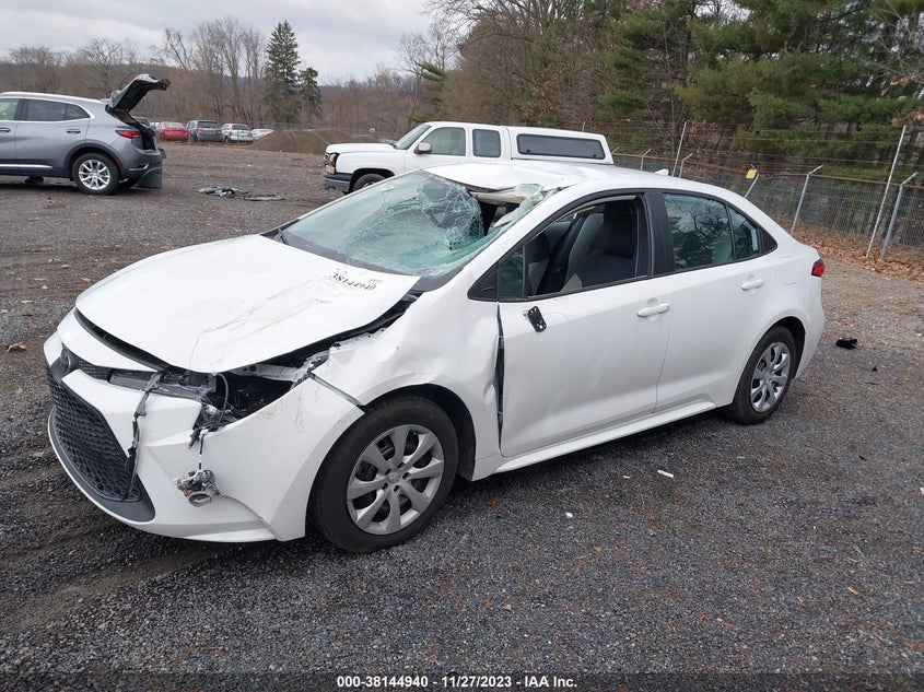 VIN 5YFEPMAE4NP328781 2022 TOYOTA COROLLA LE