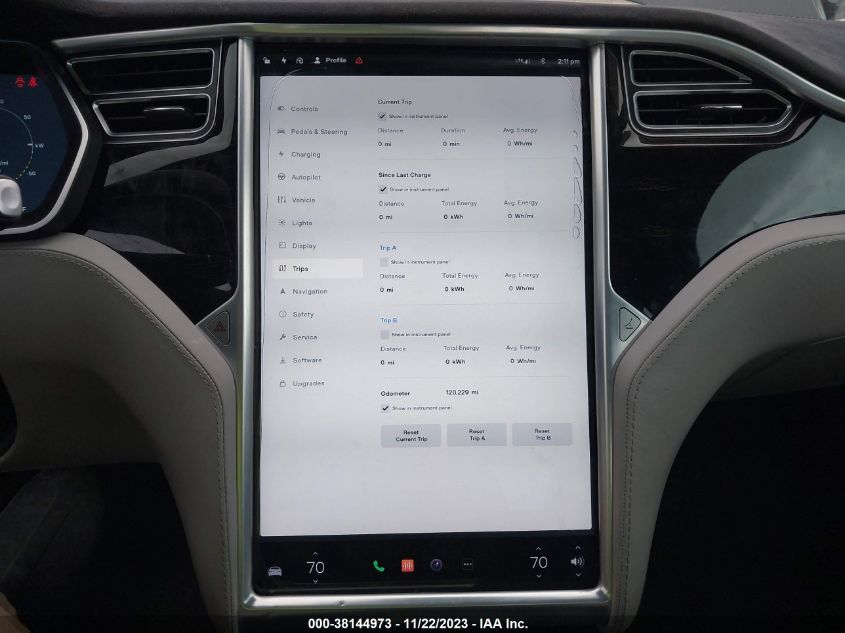 2016 TESLA MODEL S 90D/70D/75D/60D/85D - 5YJSA1E21GF142049