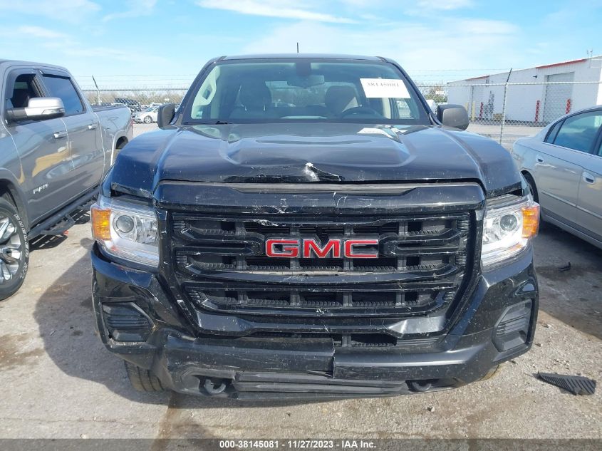 2021 GMC CANYON 2WD  SHORT BOX ELEVATION - 1GTG5BEN7M1280418