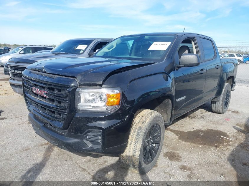 2021 GMC CANYON 2WD  SHORT BOX ELEVATION - 1GTG5BEN7M1280418