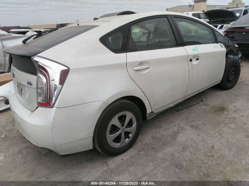2014 TOYOTA PRIUS - JTDKN3DU9E0393674
