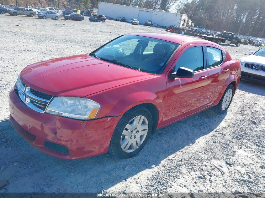 1C3CDZAB6DN576212 | 2013 DODGE AVENGER